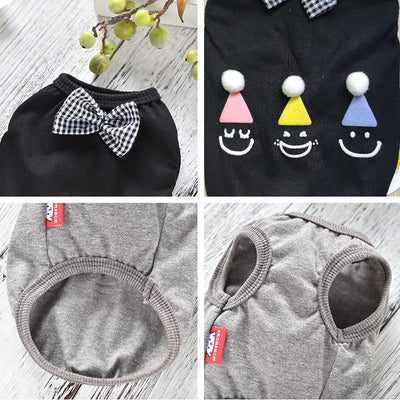 Pet T-shirt Dog Clothing Summer Hat Vest