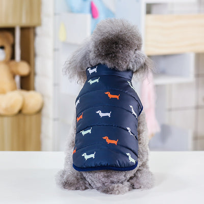 Pet clothes dog padded vest