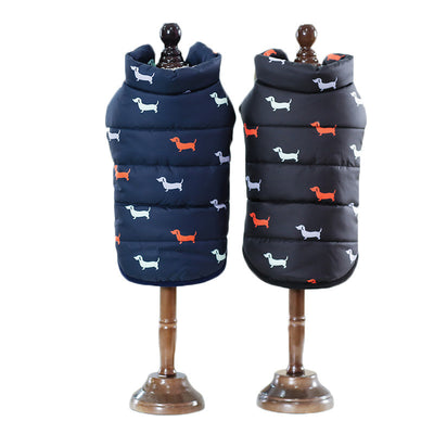 Pet clothes dog padded vest