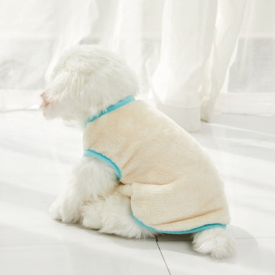 Pet Clothes Soft Flannel Dog Vest