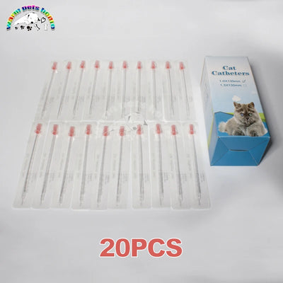 Cat Urinary Catheters Sterile 1.0mm 1.3mm Luer PVC Urinary Catheter for Calculus Surgery Urinary Veterinary Supplies