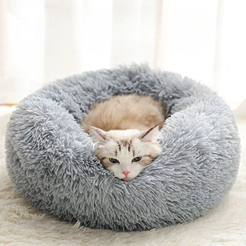 Four Seasons Plush Pet Nest - Detachable & Washable