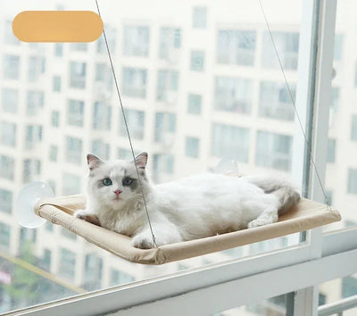 Hanging Cat Bed Pet Cat Hammock Aerial Cats Bed House Kitten Climbing Frame Sunny Window Seat Nest Bearing 20kg Pet Accessories