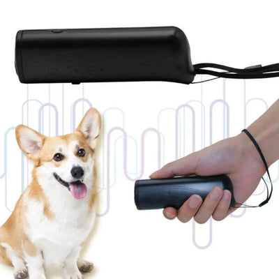 3 in 1 Ultrasonic Dogs Repeller Whistle With LED Flashlight Pets Training Anti Barking Control Training Supplies Dog Accessories