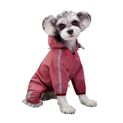 Reflective Waterproof Dog Raincoat