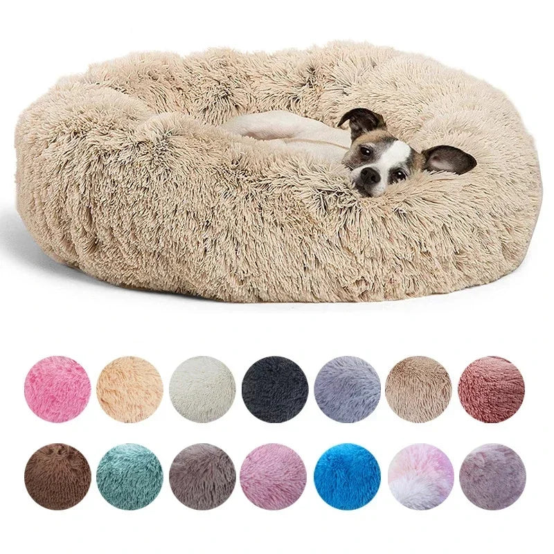 Soft Plush Round Pet Bed