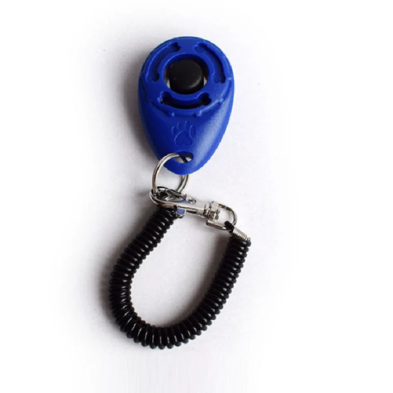 1Pcs Training Clicker Various style Pet Cat Dog Click Trainer Aid Adjustable WristStrap Sound Key Chain Dog Repeller Pet Product