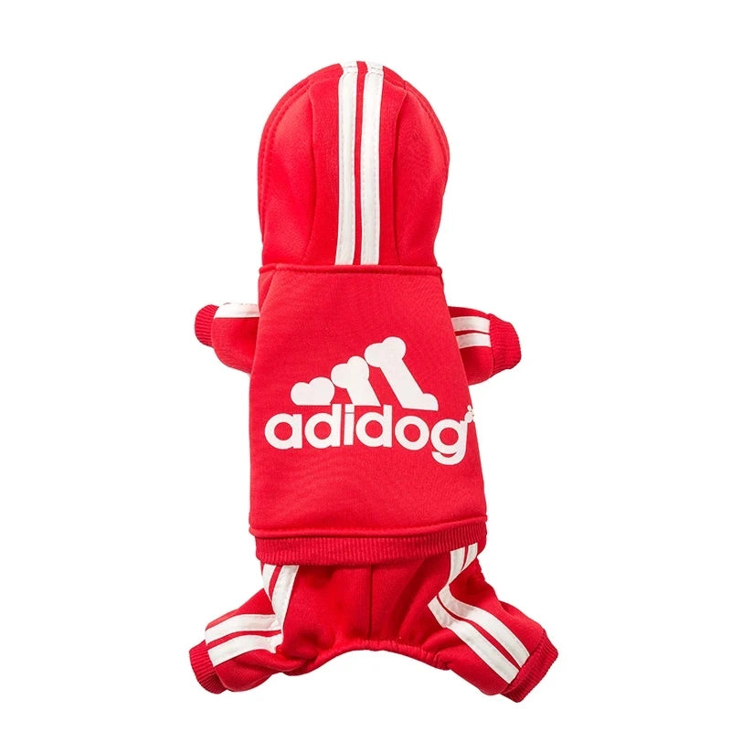 Adidog Clothes Dog Jumpsuit Warm Puppy Pet Clothes For Dog Hoodies Sweatshirt Yorkie French Bulldog Clothing For Dog Coat Jacket