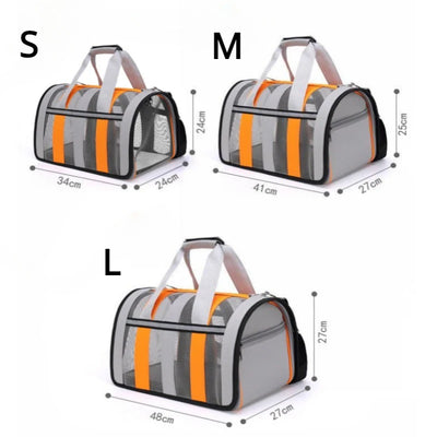 Large Capacity Dog Carrier Bag Cat Carriers Dog Travel Backpack Portable Pet Transport for Small Dogs Cats Outgoing