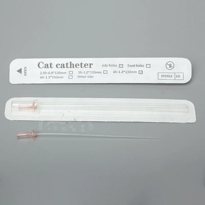 Cat Urinary Catheters Sterile 1.0mm 1.3mm Luer PVC Urinary Catheter for Calculus Surgery Urinary Veterinary Supplies