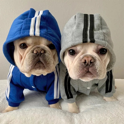 Adidog Clothes Dog Jumpsuit Warm Puppy Pet Clothes For Dog Hoodies Sweatshirt Yorkie French Bulldog Clothing For Dog Coat Jacket