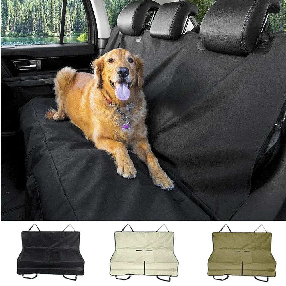 Car Rear Seat Cover Dog Mat Blanket Hammock Pup Travel Pad Protector Durable Fit Pet Protector for Car Truck SUV Waterproof Pads