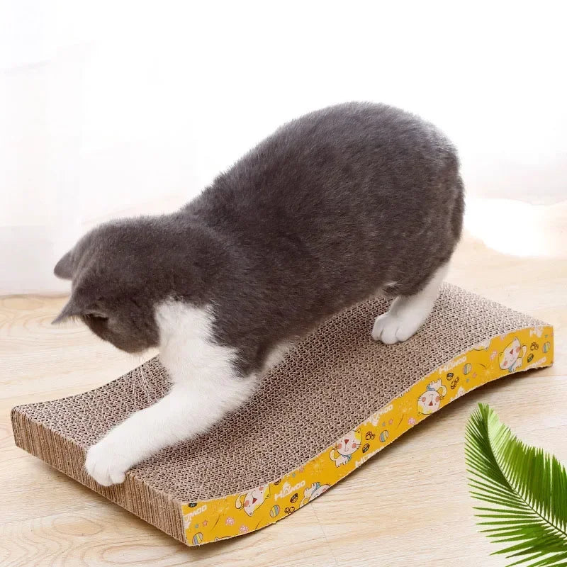 3-in-1 Wooden Cat Scratcher Lounge Bed