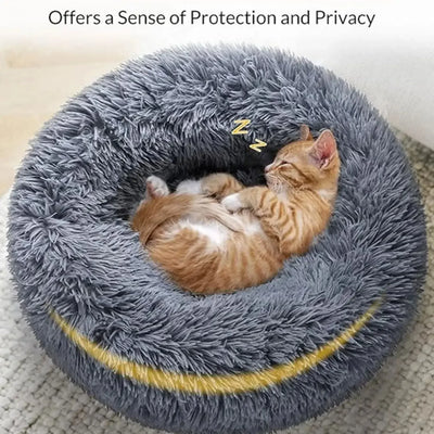 Soft Plush Round Pet Bed