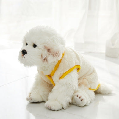 Pet Clothes Soft Flannel Dog Vest